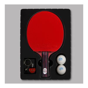 Doublefish Black & Red Carbon King Bordtennisracket