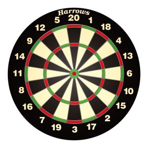 Harrows Dartboard Family Dartgame Darttavla