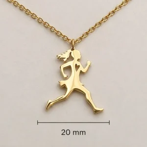 "På Språng" - Guld - Halsband