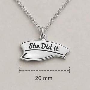 Studentmössa - Silver - Halsband