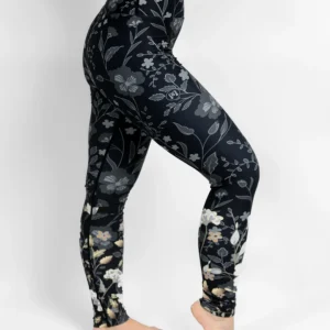 Hope Elegant Floral Leggings Without Pockets
