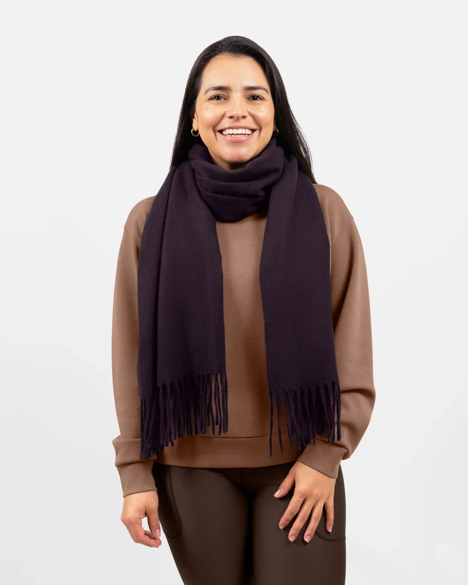 Paige Deep Plum Scarf