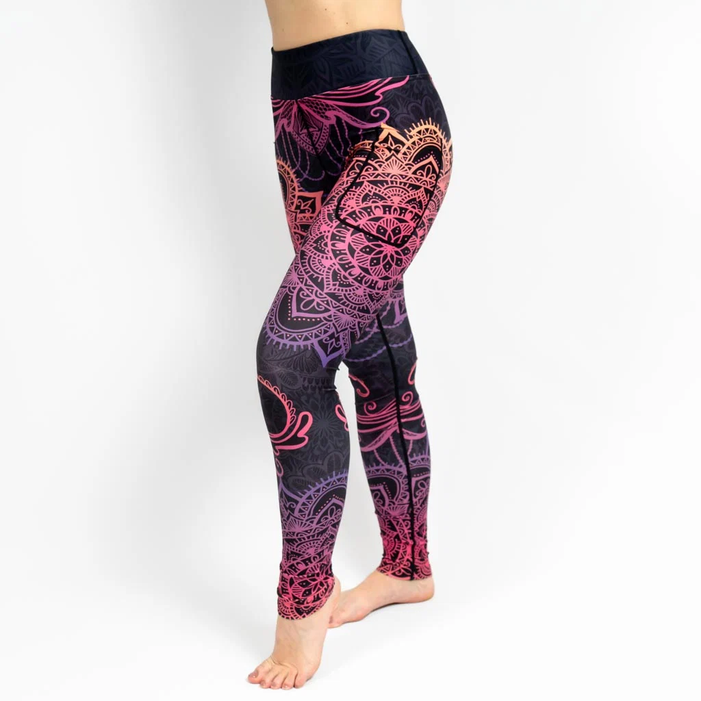 Signature Peach Mandala Leggings - Bild 4