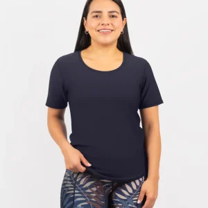Vigga Fitted Deep Blue T-Shirt
