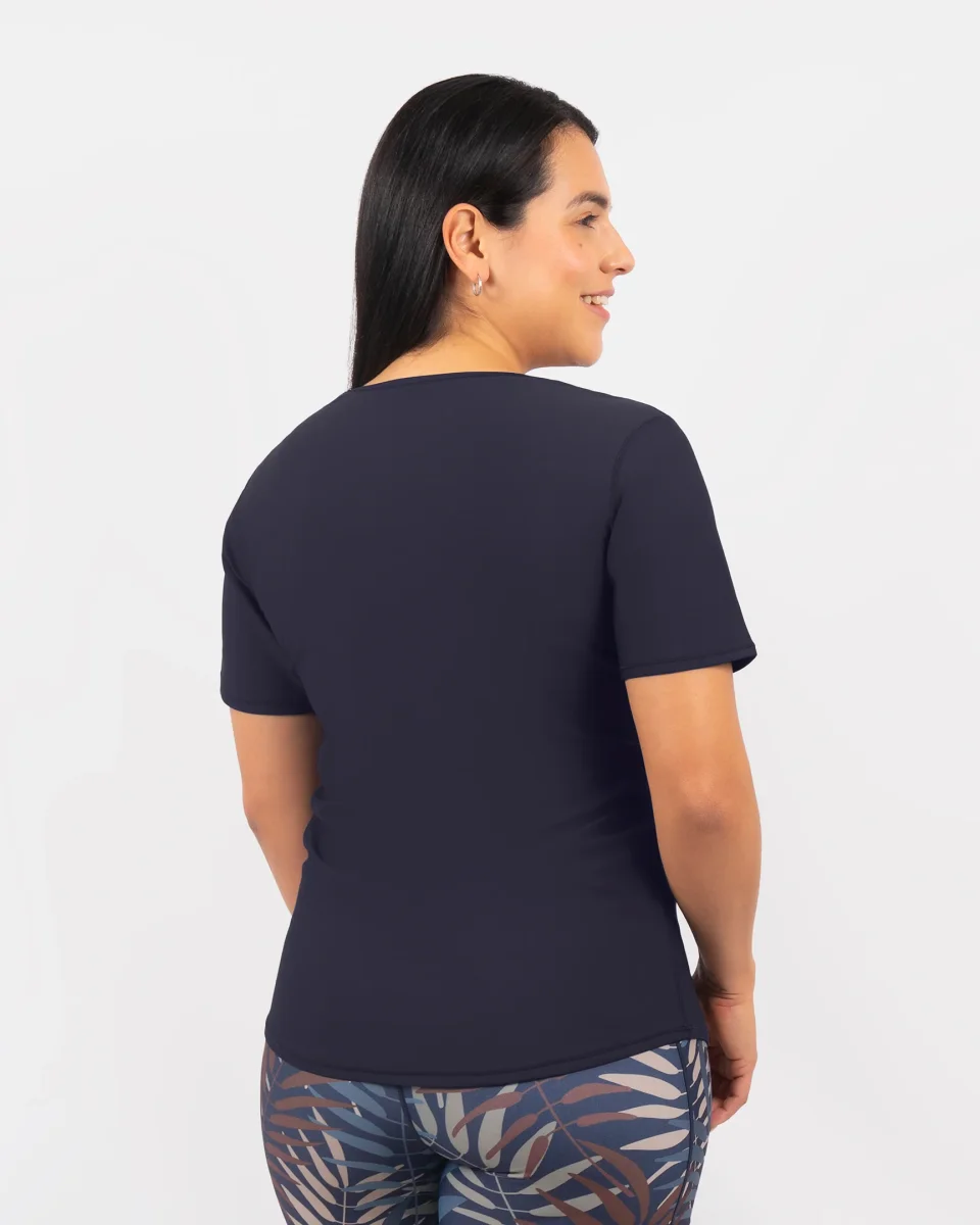 Vigga Fitted Deep Blue T-Shirt - Bild 3