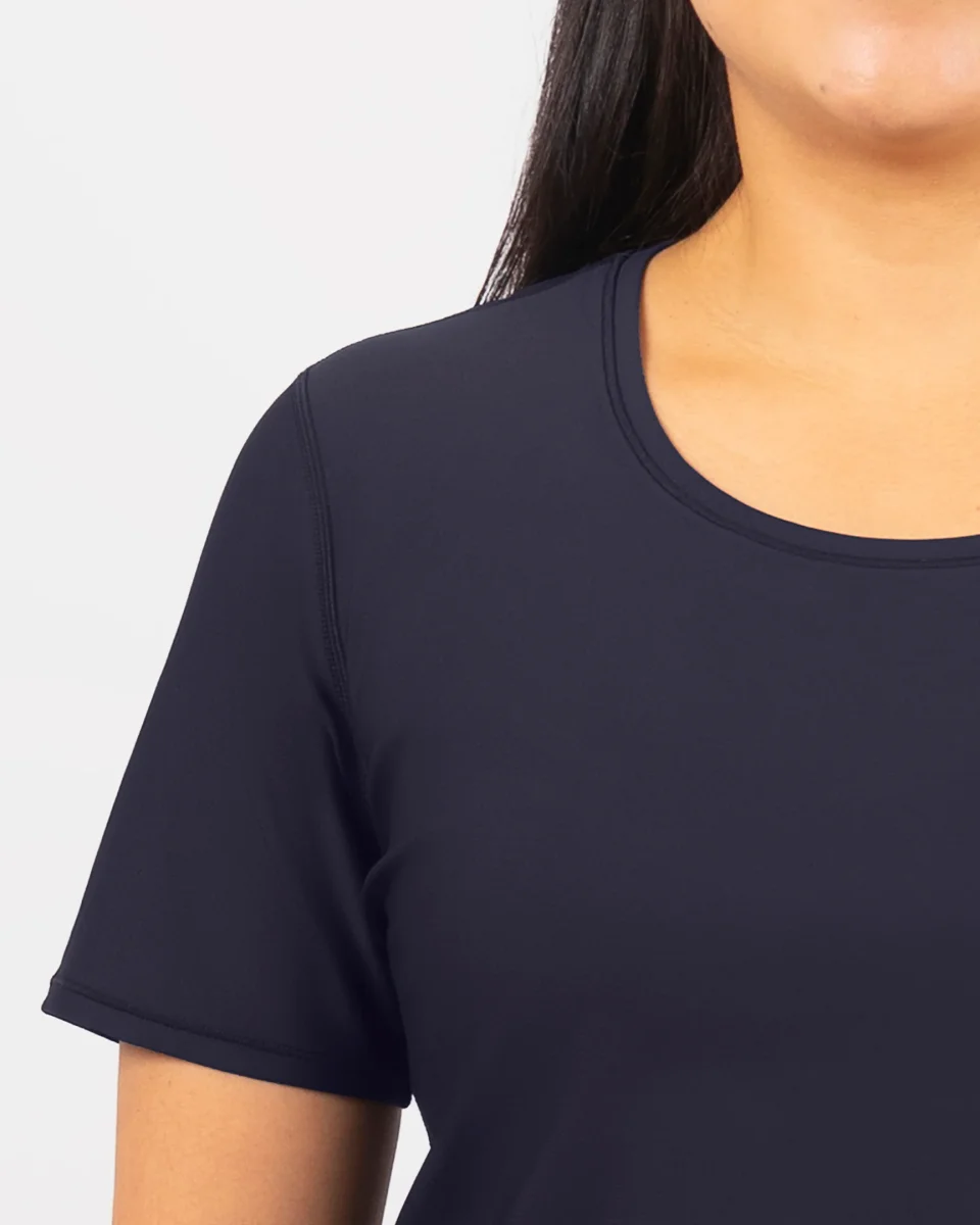 Vigga Fitted Deep Blue T-Shirt - Bild 6