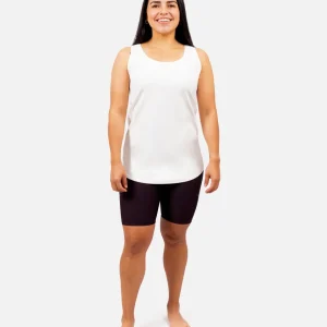 Vigga Fitted Off-White Top - Extra Length