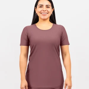 Vigga Fitted Dusty Rose T-Shirt - Extra Length
