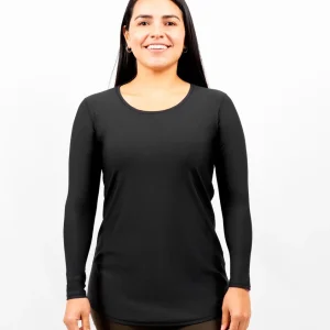 Vigga Fitted Black Long-Sleeve - Extra Length