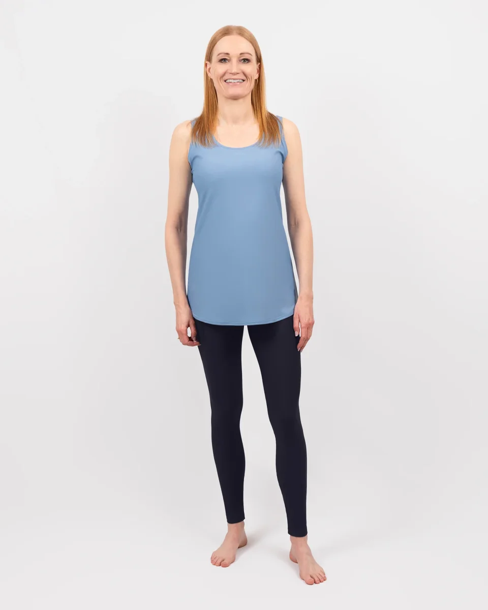 Vigga Fitted Skyblue Top - Extra Length - Bild 3