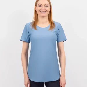 Vigga Fitted Skyblue T-Shirt - Extra Length
