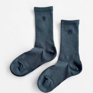Zoe Dusty Blue Socks