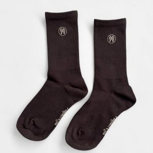 Zoe Mocha Brown Socks